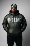 D'GEMC Leather Pullover on Male Model