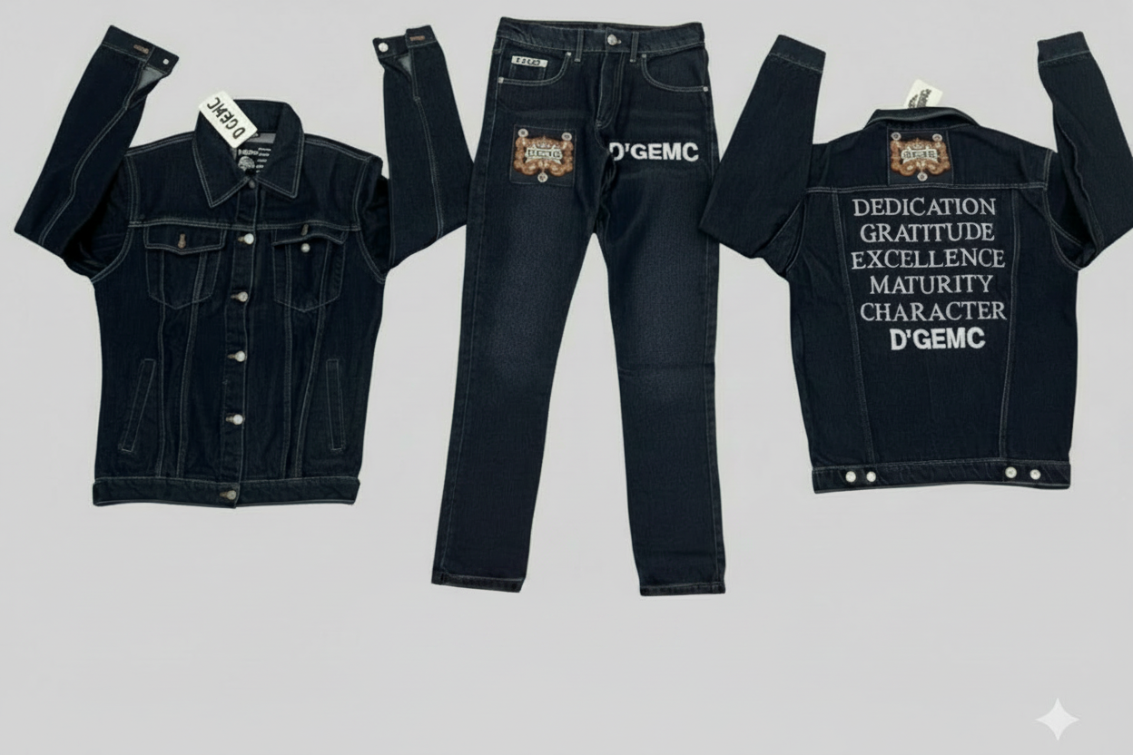 D'GEMC 2-PIECE JEAN SETS