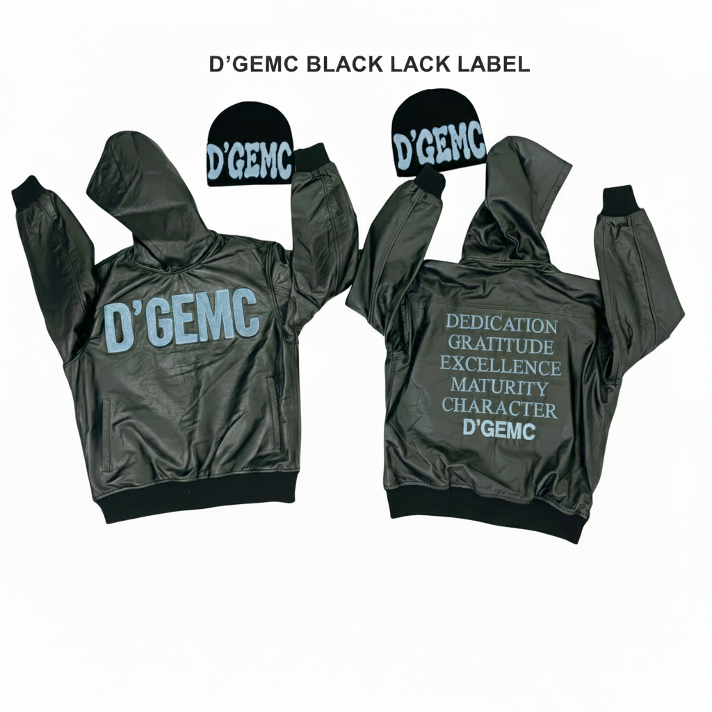 D'GEMC LEATHER PULLOVER
